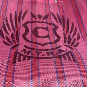 Consuela Pink and Blue Tote Bag